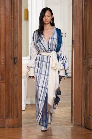 【ルック】Mame Kurogouchi 2019-20秋冬コレクション