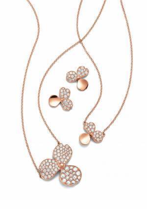 ティファニーの「ティファニー ペーパーフラワー」コレクションにローズゴールドの新作