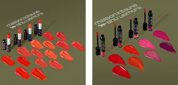 シュウ ウエムラ×メゾン キツネ、コラボコレクションの先行予約が本日スタート!