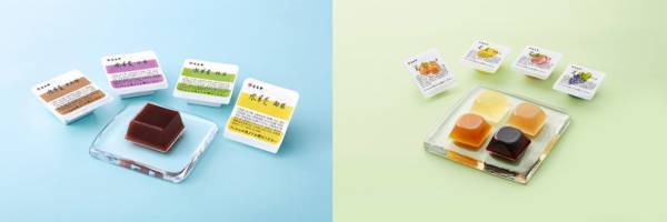 とらやから、魚が泳ぐ涼しげな夏限定パッケージの小形羊羹や波をモチーフにした生菓子が登場