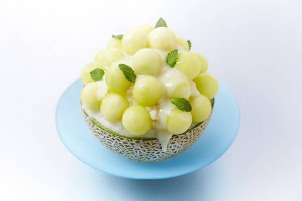 メロンやパイナップルの器に盛られたかき氷! ホテル日航大阪で「プレミアムかき氷」を提供