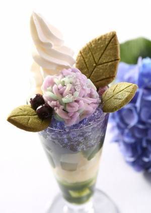 紫陽花パフェが今年も登場!  京都・宇治茶の老舗、伊藤久右衛門にて「抹茶×紫陽花まつり2019」開催中