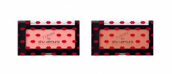 「シュウ ウエムラ×渡辺直美」のコラボコレクション第2弾が発売! 唇モチーフのリップとチークが登場