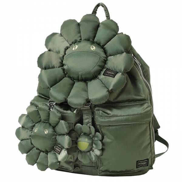 村上隆×ポーター、話題の初コラボは“お花”を装着できるバッグ3型!