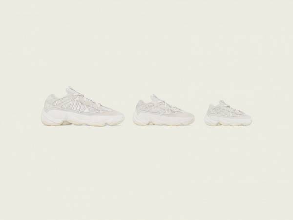 アディダス×カニエ・ウエスト「YEEZY 500 BONE WHITE」に新色登場