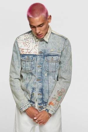 ZARA×ジャン=ミシェル・バスキアのデニムジャケット発売