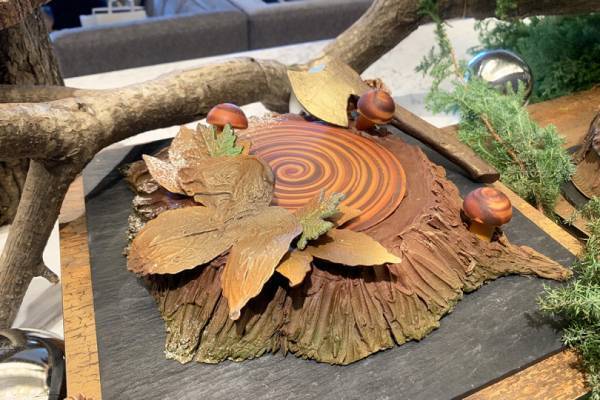 ウェスティンホテル東京、冬の森をイメージした丸太や切り株モチーフの11種のクリスマスケーキが登場