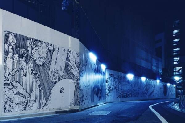 新生渋谷パルコの『AKIRA』展へ潜入。渋谷の街と共存した歴代“仮囲い”を一挙公開