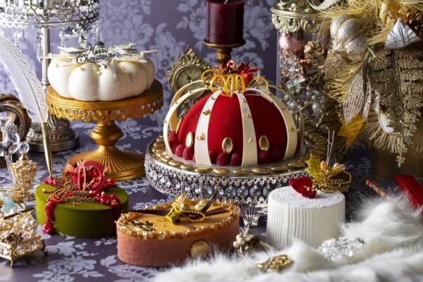 ヒルトン東京、王冠や宝石をイメージした2019年クリスマスケーキが登場