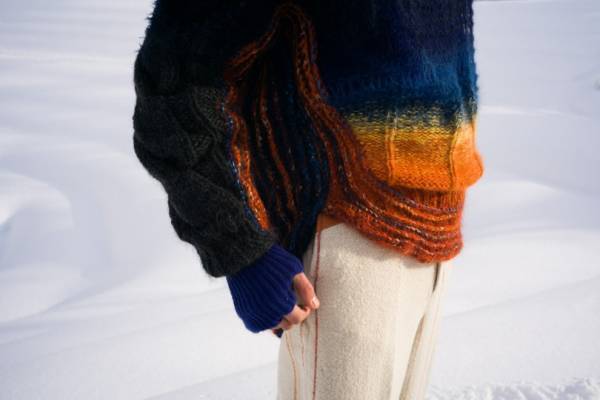 伊勢丹メンズでアーティスト・二ノ宮久里那とファッションブランド・アマチによる企画展が開催