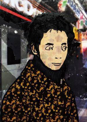 現代アーティスト・ナマイザワクリスの個展が伊勢丹メンズで開催、過去のファッション誌を素材に