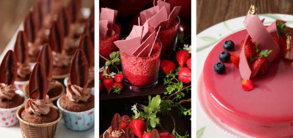 アートホテル大阪のビュッフェにストロベリースイーツが登場、マカロンタワーやモンブランがいちご仕様に