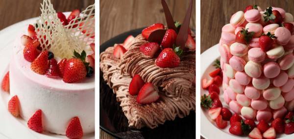 アートホテル大阪のビュッフェにストロベリースイーツが登場、マカロンタワーやモンブランがいちご仕様に