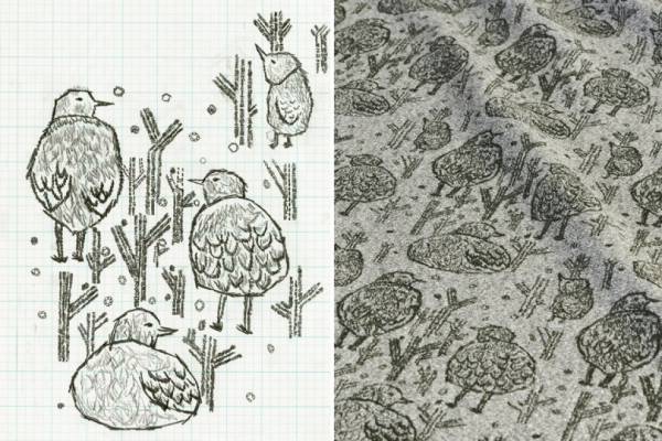 ミナ ペルホネンの企画展が渋谷パルコのほぼ日曜日で開催、皆川明の原画や歴代ほぼ日手帳が並ぶ