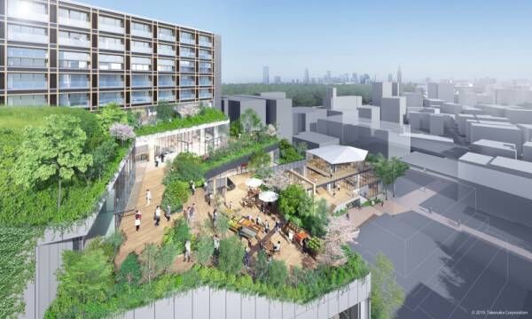 原宿駅前に複合施設「ウィズ原宿」が来春開業、イケア初の都市型店舗がオープン
