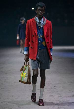 【ルック】グッチ2020-21秋冬メンズコレクション