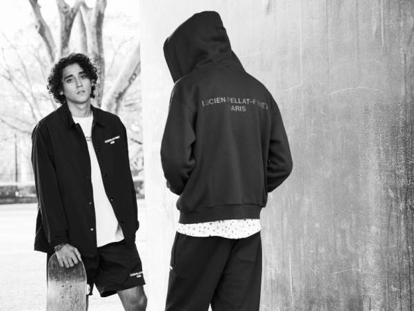 ルシアン ペラフィネから新ライン「LPF PARIS」が登場。モノトーンで統一したフーディーやコーチジャケット