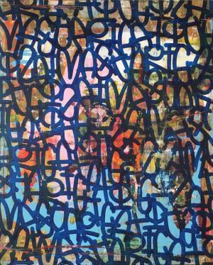 “ARIGATOU GOZAIMASU”を365日描き続けるアーティストbaanaiの個展が伊勢丹メンズで開催