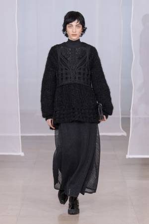 【ルック】Mame Kurogouchi 2020-21秋冬コレクション