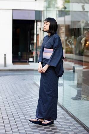 アニエスベー×きものやまと、和モダンな「agnès b. Kimono」発売。パリと日本のエッセンスを融合