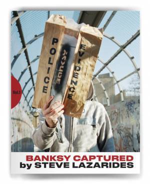 バンクシー本人をとらえた幻の作品集、全世界で限定20,000部発行の一部を日本でも販売決定!