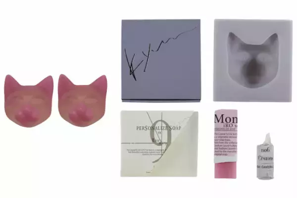 かわいい猫の石鹸をハンドメイド。9.kyuu（キュウ）から夏の肌トラブルにも優しい3種のネコキットを新発売