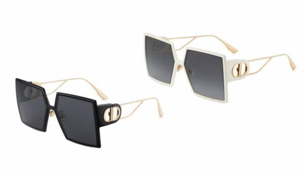 「CD」シグネチャーがアクセント。DIORの新作サングラスはレトロモダンなスクエアシェイプ
