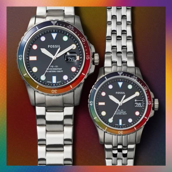 LOVE IN COLOR - すべての愛を尊重しよう。FOSSILから、プライドカラーの限定ウォッチが発売
