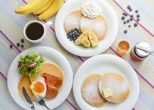 ハワイの定番ヘルシー朝食・パンケーキも登場。アロハテーブルで爽やかな一日のスタートを!