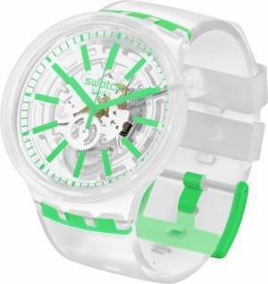 47mm径のケースがひときわ目立つ! スウォッチからBIG BOLD JELLY NEONが登場