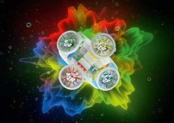 47mm径のケースがひときわ目立つ! スウォッチからBIG BOLD JELLY NEONが登場