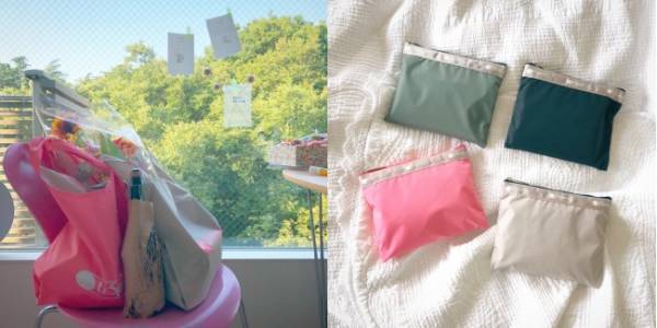 必携エコバッグはレスポートサックで! 軽量で耐久性のあるリップストップナイロンを使用した4色を展開