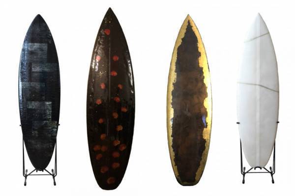 「サーフボード」で日本の伝統を伝える。LA在住のIWANAMI TOMOYUKI氏が伊勢丹メンズ館で個展を開催