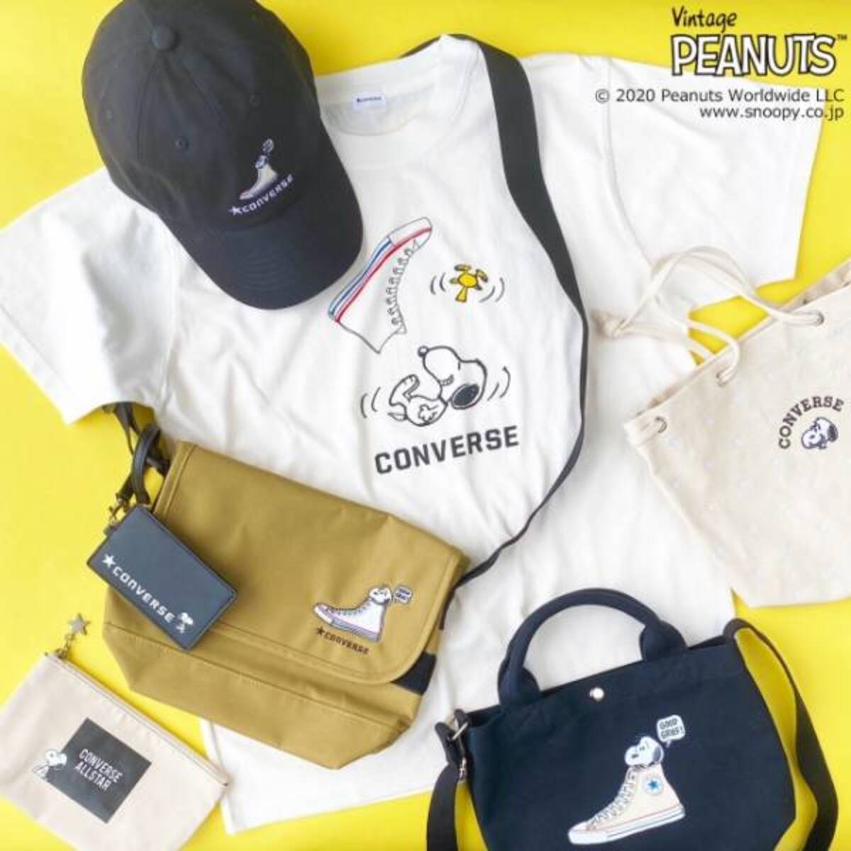 スニーカーと戯れるスヌーピーのアートが可愛すぎ ピーナッツ コンバースのコラボが今年も登場 年6月17日 ウーマンエキサイト 1 5