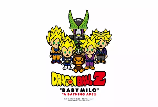 BAPE(R) × ドラゴンボールのコラボが今年も決定! トランクス、メカフリーザなど人気キャラクターも登場