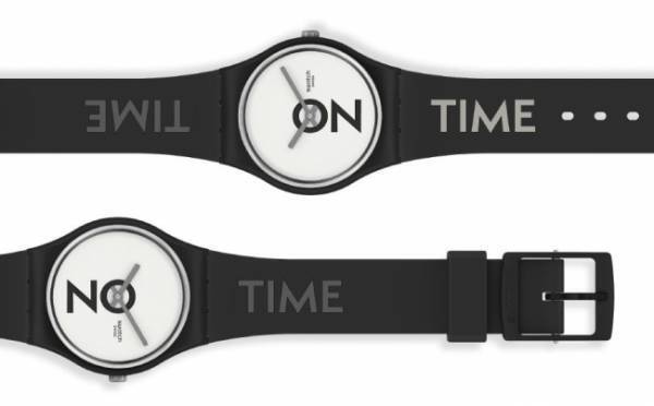 スウォッチから、メッセージウォッチ登場! いつも遅刻してしまう人、夢に向かって進む人へ