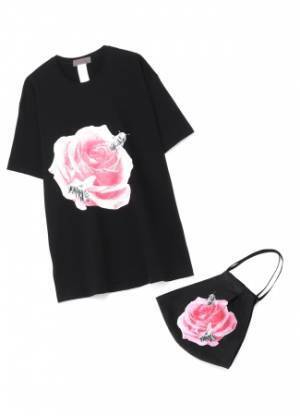 「YOHJI YAMAMOTO  +NOIR x 画家 内田すずめ 第2弾」Tシャツ＋マスク vol.3を6月26日 18:00発売