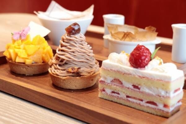 銀座三越のカフェ「ボンボヌール」に夏にぴったりのひんやりスイーツや新作ケーキが登場