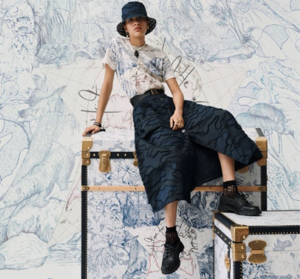 ピエトロ・ルッフォとのコラボレーション 。「DIOR AROUND THE WORLD」コレクション