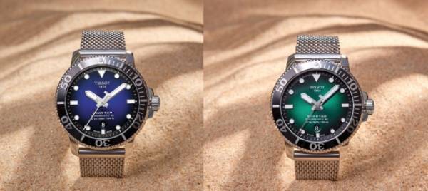 シティスタイルに溶け込むエレガントなデザイン。Tissot Seastar 1000に夏の腕元を彩る新作が登場