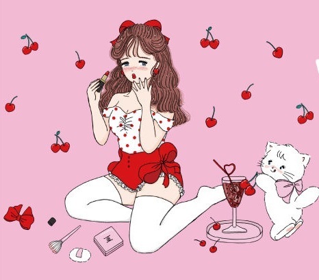 mikko illustrationsがHONEY SALONとコラボ! チャーミングでとびっきりキュートなアイテムを発売