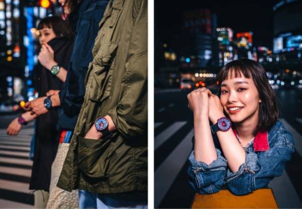 スウォッチから「BIG BOLD SPECTRUM」が登場! イメージビジュアルは東京を舞台にRKが撮りおろし