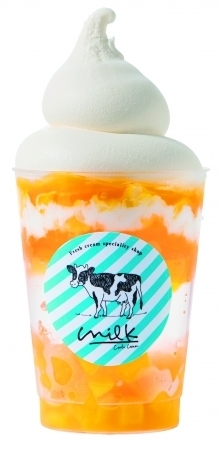 生クリーム専門店MILK原宿店が「夏のパフェ祭り」。トロピカルなミルキーソフトパフェを新発売