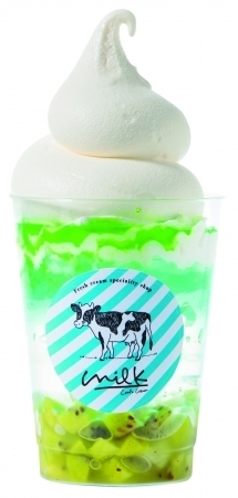 生クリーム専門店MILK原宿店が「夏のパフェ祭り」。トロピカルなミルキーソフトパフェを新発売