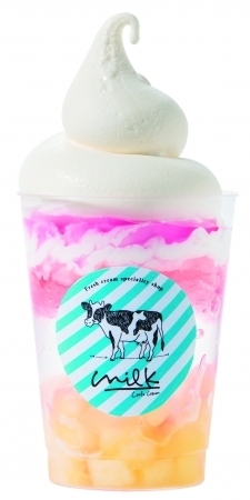 生クリーム専門店MILK原宿店が「夏のパフェ祭り」。トロピカルなミルキーソフトパフェを新発売
