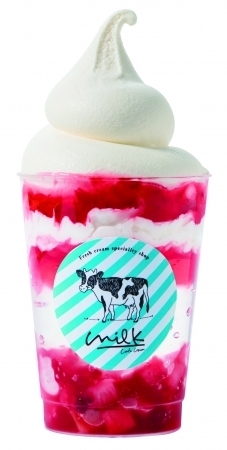 生クリーム専門店MILK原宿店が「夏のパフェ祭り」。トロピカルなミルキーソフトパフェを新発売