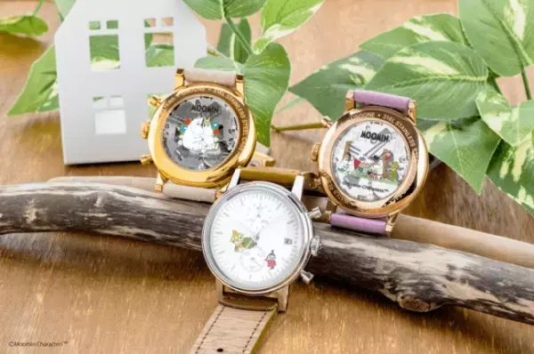 ほのかに漂う木の香りがする新素材ベルトがムーミンの世界観にピッタリ。ムーミンの腕時計の新シリーズが登場