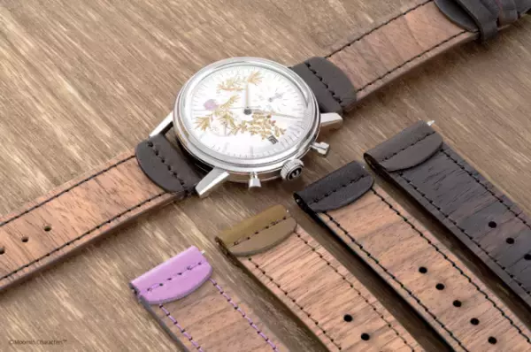 ほのかに漂う木の香りがする新素材ベルトがムーミンの世界観にピッタリ。ムーミンの腕時計の新シリーズが登場