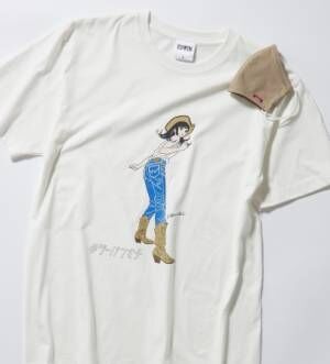 エドウインから江口寿史さん描き下ろしのCOOLデニムマスク付きチャリティTシャツを発売
