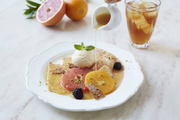 桃、メロン、グレープフルーツなどフルーツづくし! アフタヌーンティー・ティールームの「フルーツTEA&スイーツ」